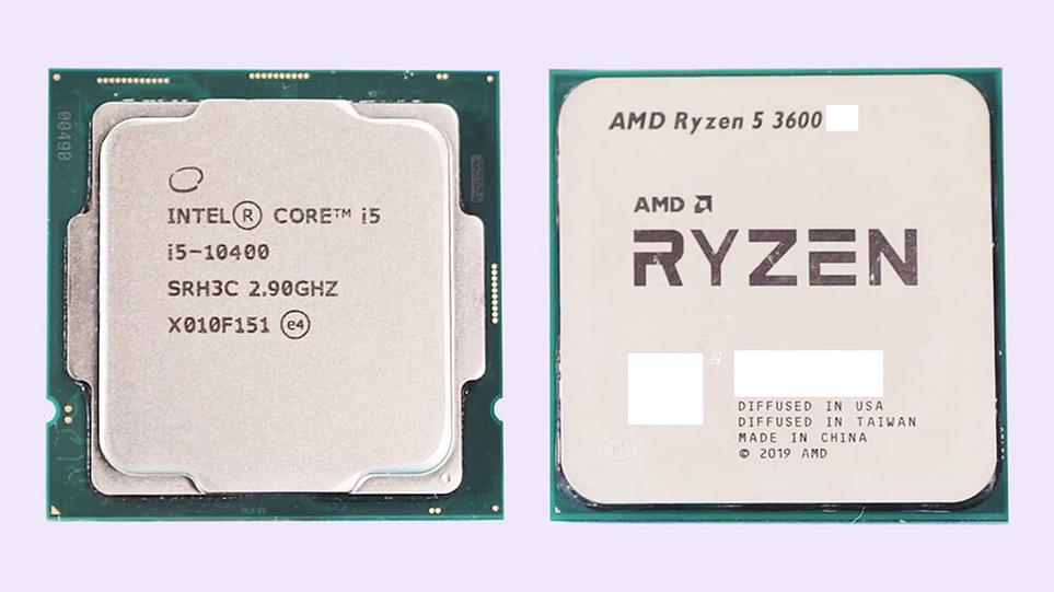 Сравнение процессоров intel i5 10400 и amd ryzen 5 3600